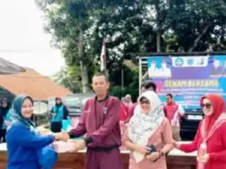Dindikpora Pandeglang Gelar Senam Bersama Pengembangan Pemasalan Olahraga Rekreasi