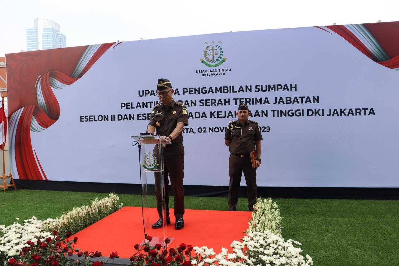 Jamintel Resmi Lantik 7 Pejabat Kejati dan 3 Kajari DKI I Harian Terbit