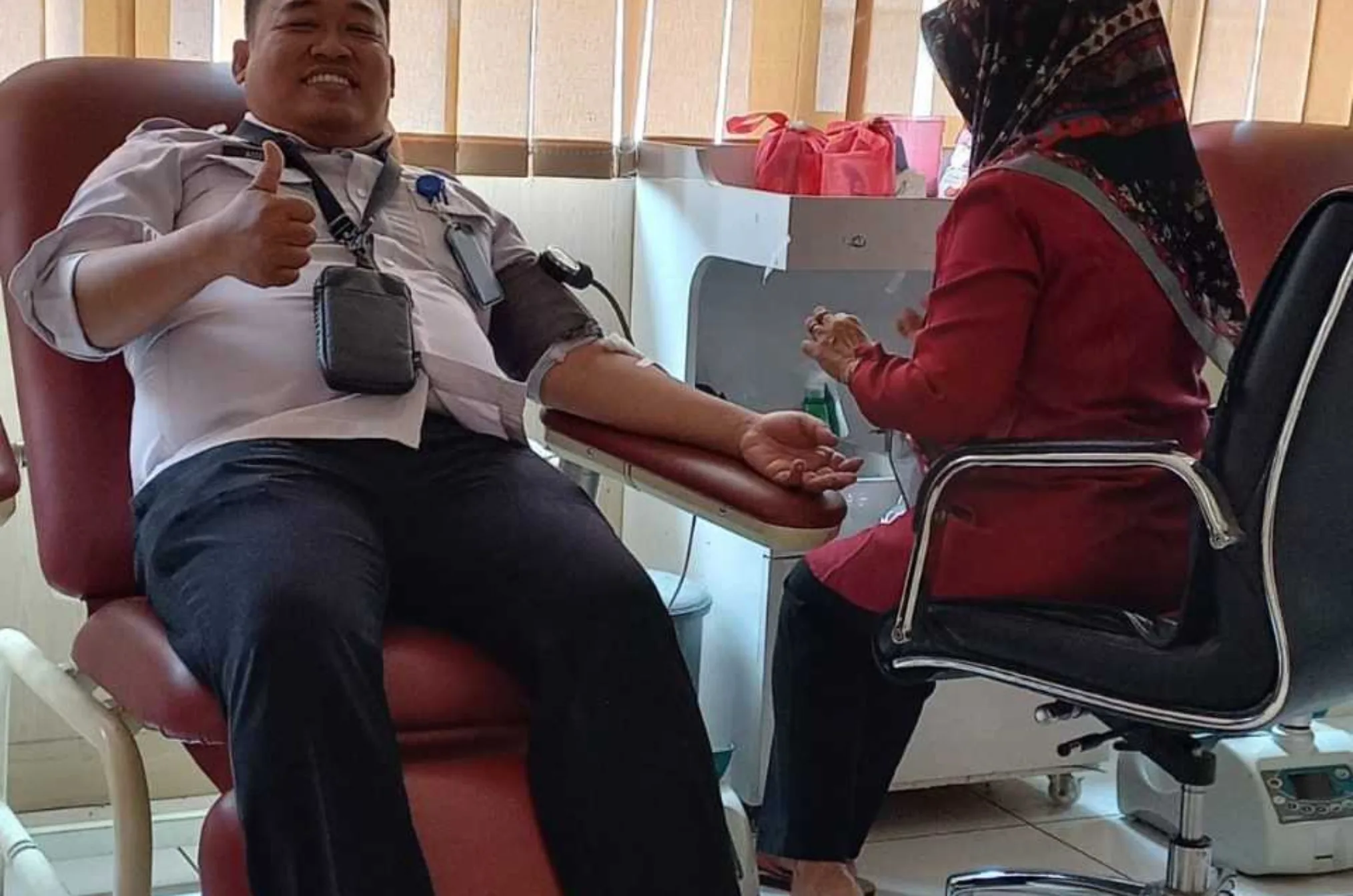 Sambut Hari Pahlawan Nasional, Bapas Subang Laksanakan Donor Darah