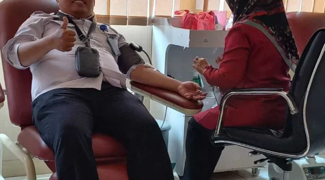 Sambut Hari Pahlawan Nasional, Bapas Subang Laksanakan Donor Darah