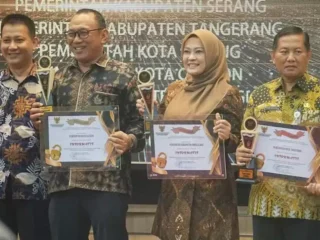 Perumdam Tirta Berkah Pandeglang Raih Penghargaan Keterbukaan Informasi Publik Dari Komisi Informasi Provinsi Banten