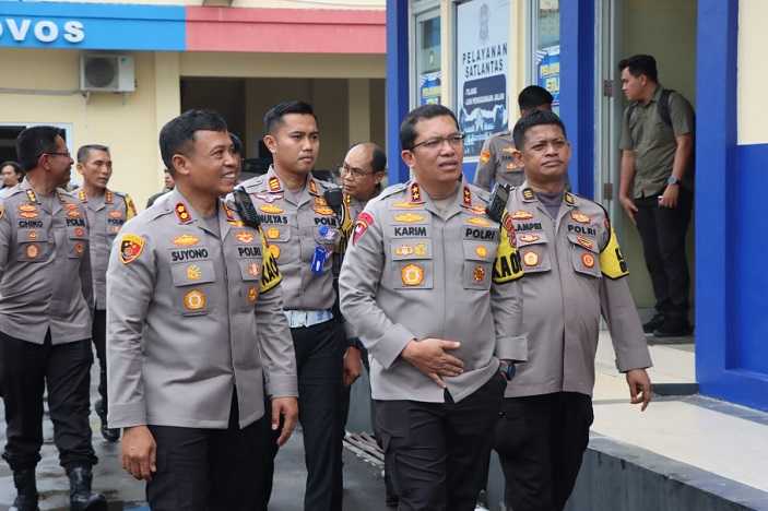 Kunjungan Kerja Kapolda Banten ke Polres Lebak, Begini Sambutannya