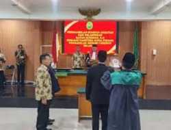 Lapas Cirebon Hadiri Sumpah Jabatan dan Pelantikan Panitera Muda Pidana Pengadilan Negeri Cirebon Kelas I B