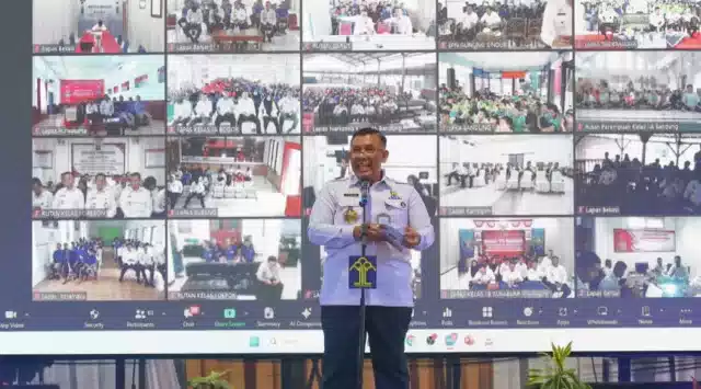 Lapas Cirebon Ikuti Pagelaran Seni Budaya Deklarasi Pemilu Damai Kemenkumham Tahun 2024