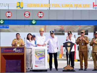Presiden Jokowi Resmikan Tol Didampingi Meutya Hafid Di Sumut