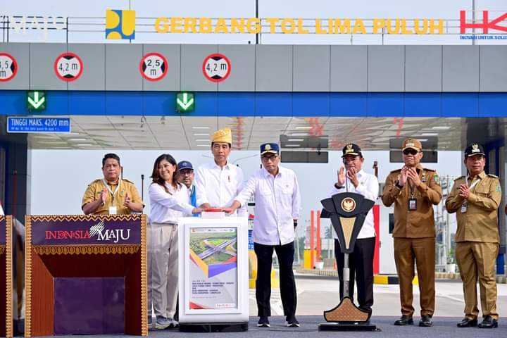 Presiden Jokowi Resmikan Tol Didampingi Meutya Hafid di Sumut I Harian Terbit