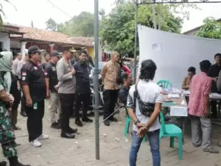 Kapolres Metro Tangerang Kota Pantau Langsung Pastikan 13 Psl Pemilu 2024 Aman