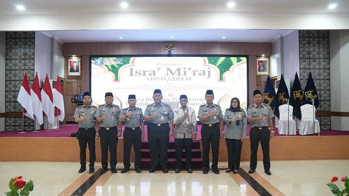 Lapas Cirebon Ikuti Peringatan Isra Mi'raj Kemenkumham Jabar