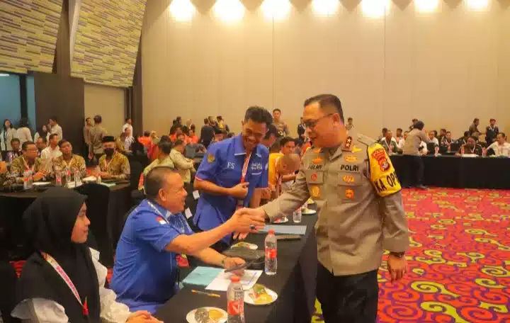 Kapolda Lampung Pastikan Pemilu Aman Datangi Rapat Pleno I Harian Terbit