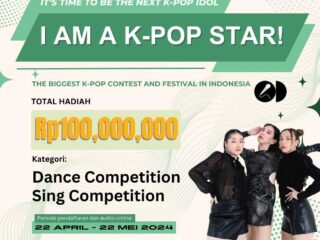 Mau 100 Juta Buruan Daftar ! Kompetisi K-Pop Indonesia 'I Am A K-Pop Star