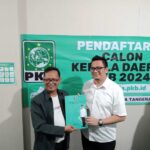 Serius Maju Pilkada Kota Tangerang, Erlangga Yudha Nugraha Kembalikan Formulir Ke Pkb