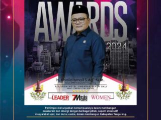 Ketua Dprd Kabupaten Tangerang Raih 2 Penghargaan Bergengs International Awards 2024