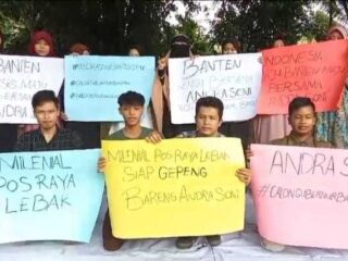 Relawan Milenial Gaungkan Andra Soni Maju Calon Gubernur Banten Usai Pengajian