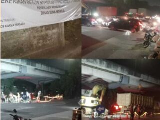 Pekerjaan Proyek Jalan Cacing Oleh Kontraktor Pt Boniacs Karya Mandiri Diduga Tidak Memiliki Izin