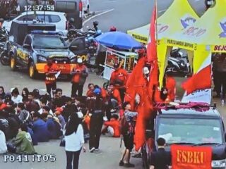 Kapolda Lampung Apresiasi Kepedulian Buruh Dalam Aksi Demo