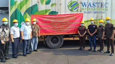 Kejari Jakarta Barat Musnahkan Berbagai Barang Bukti di Cilegon