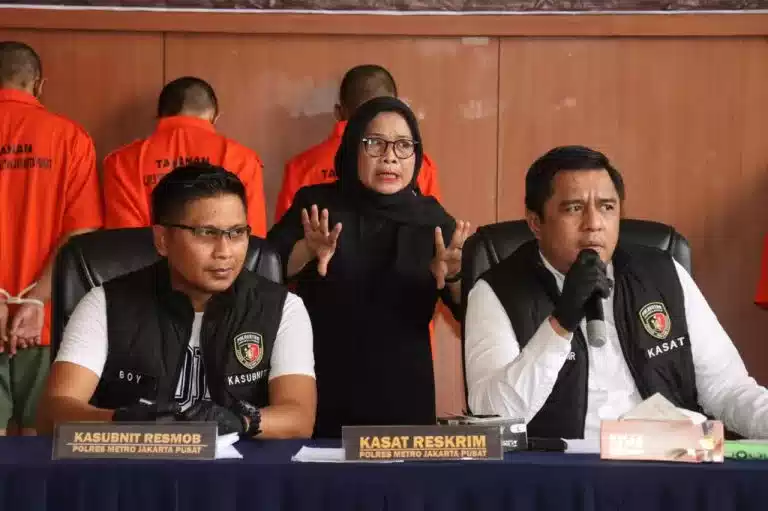 Polres Metro Jakarta Pusat Berhasil Meringkus 6 Orang Pelaku Sindikat Curanmor