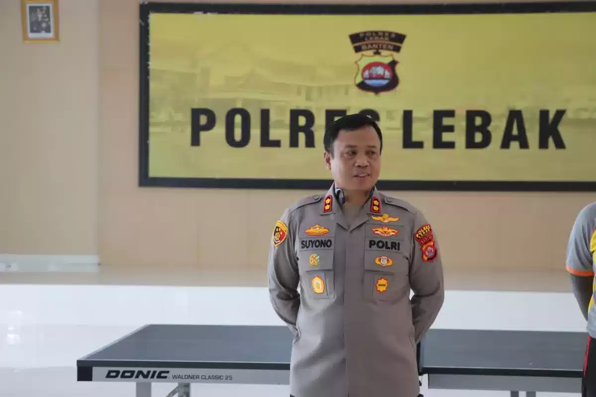 Kapolres Lebak Polda Banten AKBP Suyono, SIK