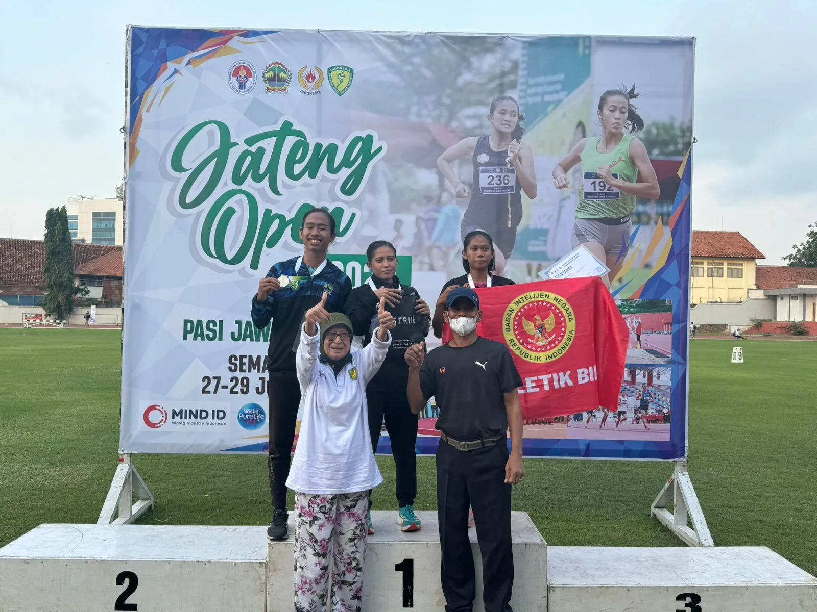 Jateng Open 2024 PORBIN Dominasi Cabor Lari