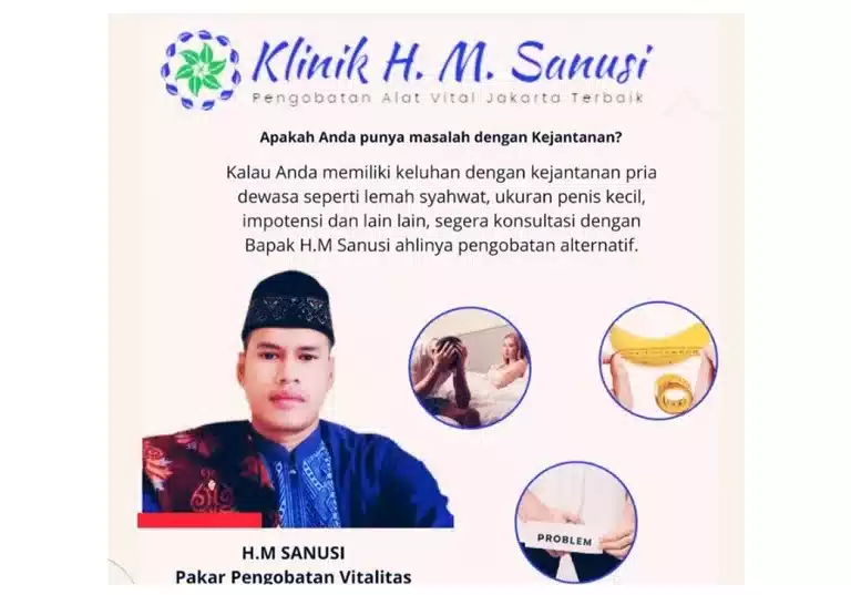 Ahli Pengobatan Alat Vital Pekanbaru, H.M Sanusi, Spesialis Terpercaya