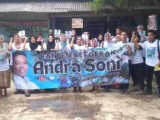 Terus Meluas, Dukungan Andra Soni Gubernur Banten Di Kecamatan Keroncong