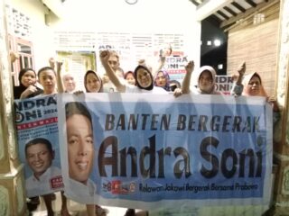 Emak-Emak Citangkil Kota Cilegon Bergerak Deklarasi Andra Soni Gubernur Banten
