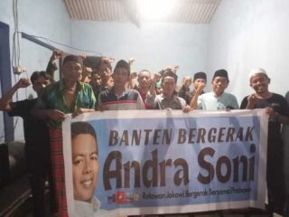 Warga Terumbu Kecamatan Kasemen Siap Gepeng Bareng Andra Soni - Dimyati Di Pilgub Banten