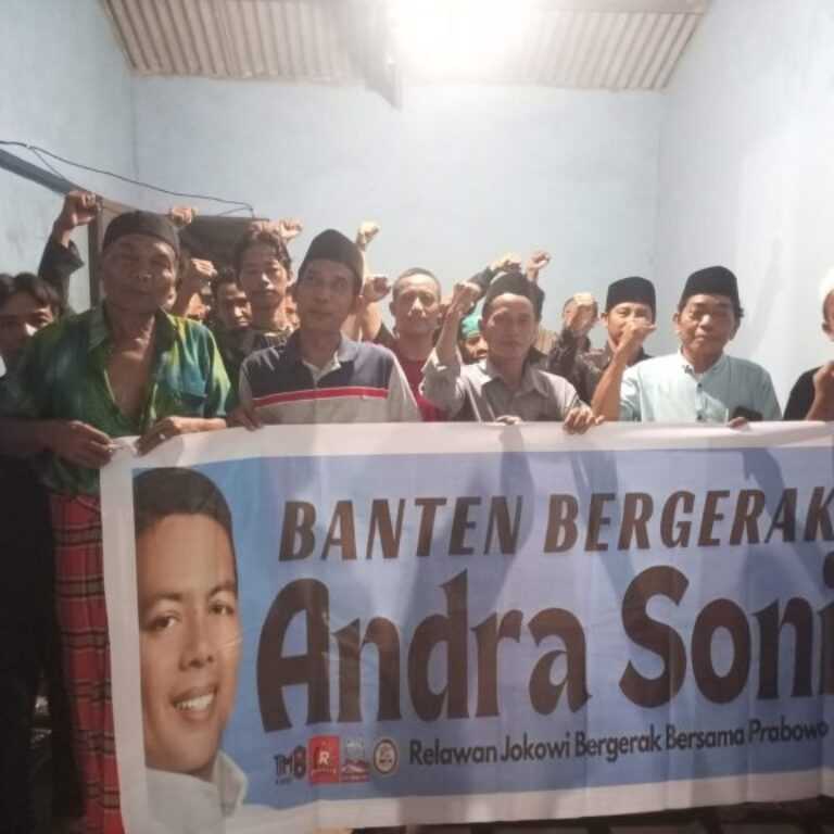 Warga Terumbu Kecamatan Kasemen Siap Gepeng Bareng Andra Soni – Dimyati di Pilgub Banten