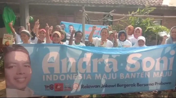 Emak-emak di Kecamatan Curugbitung Siap Gepeng Bareng Andra Soni - Dimyati Gubernur Banten