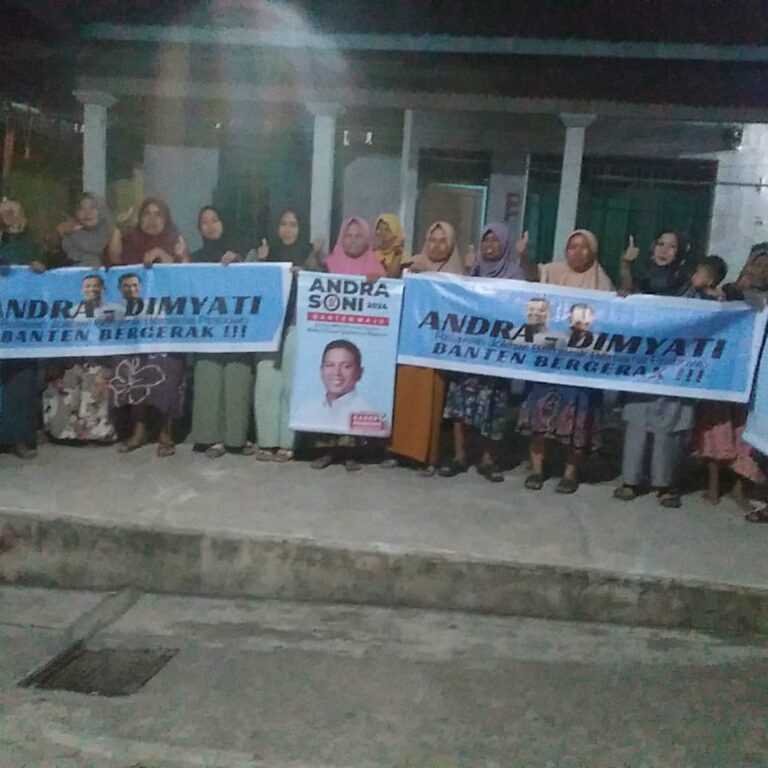 Warga Ciwandan Cilegon Deklarasi Andra – Dimyati untuk Banten Maju