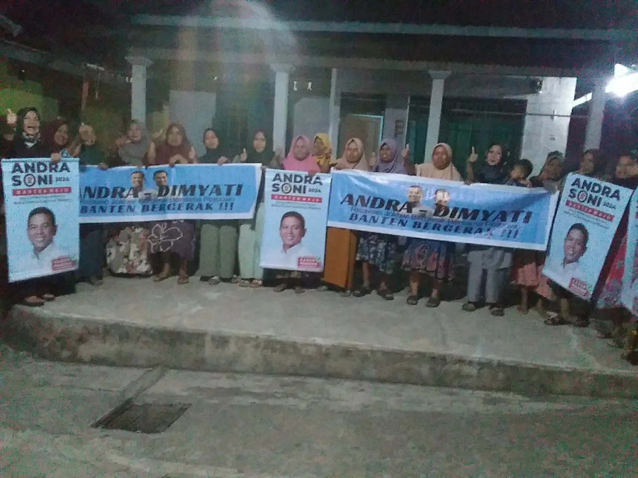 Warga Ciwandan Cilegon Deklarasi Andra - Dimyati untuk Banten Maju