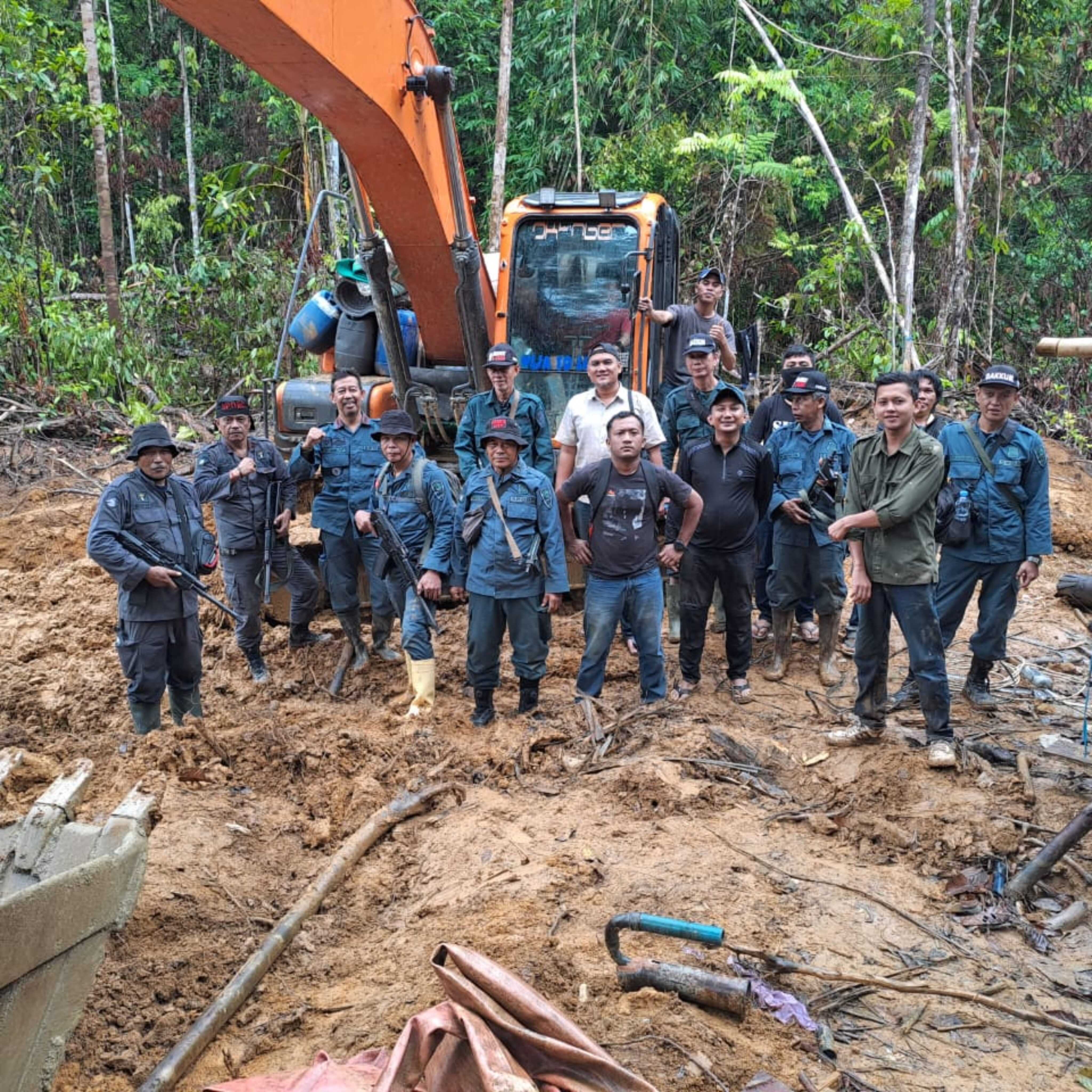 Diduga Sebagai Pemodal PETI, Kejari Tolitoli Bersama Gakkum KLHK Tangkap dan Penjarakan IM di Hutan Lindung Salungan