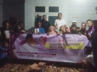 Relawan Deklarasikan Maesyal - Intan Di 29 Kecamatan Untuk Tangerang Semakin Gemilang