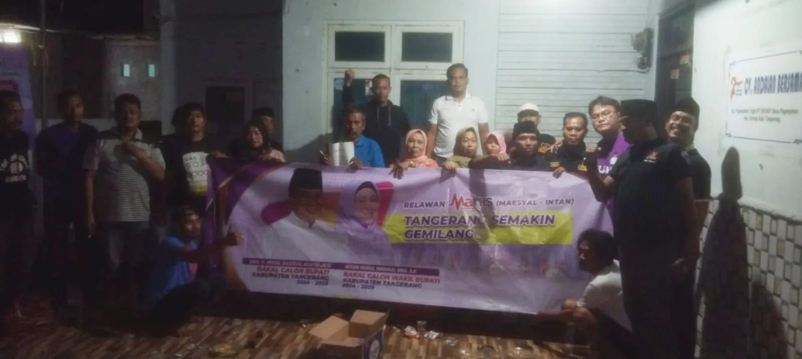 Relawan Deklarasi kan Maesyal-Intan