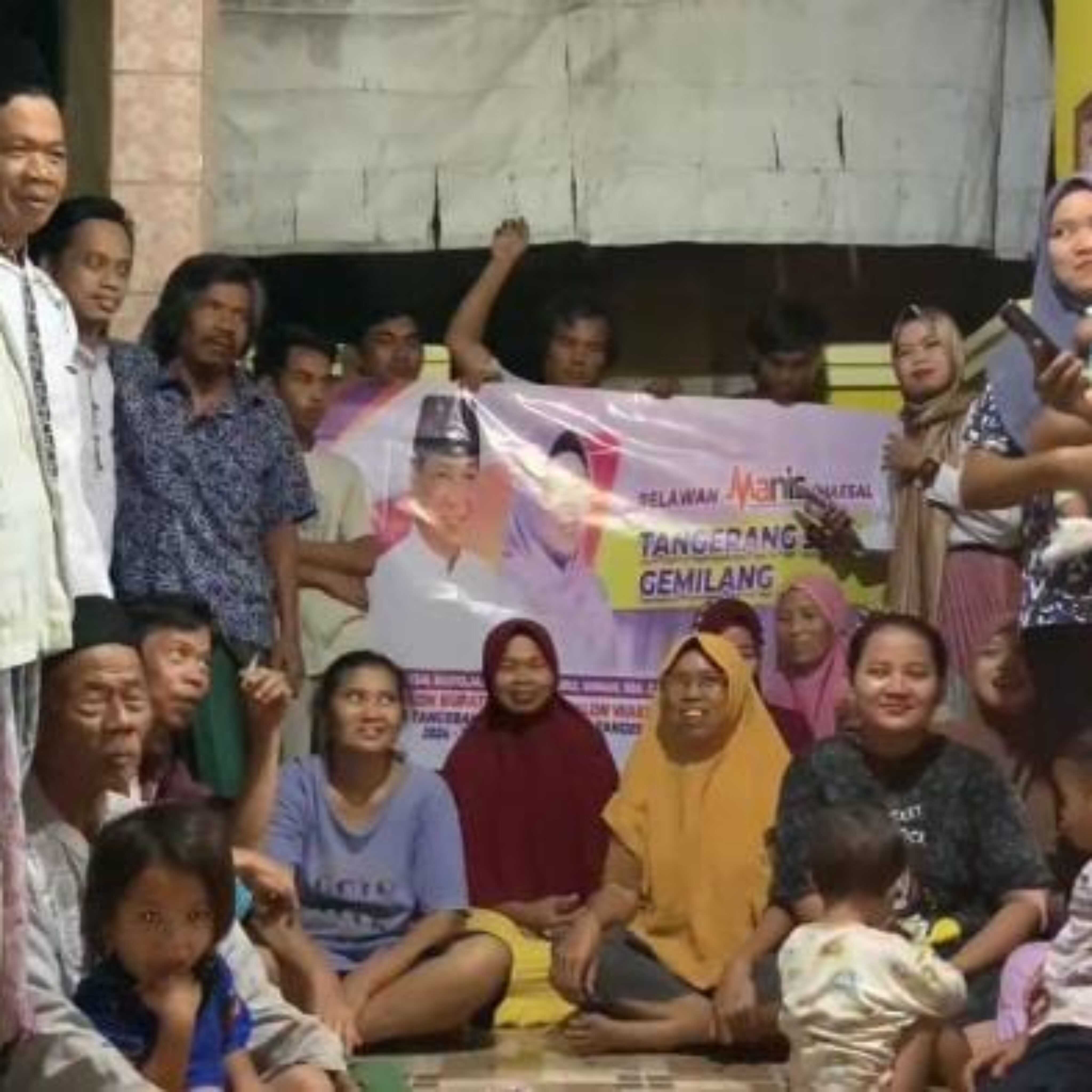 Relawan Manis Kecamatan Sukadiri Deklarasikan Maesyal – Intan Untuk Tangerang Semakin Gemilang