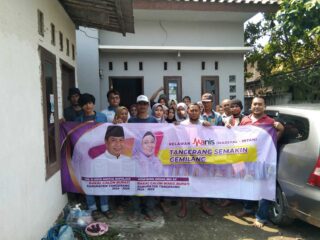 Pendukung Airin Deklarasikan Maesyal - Intan Di Mauk