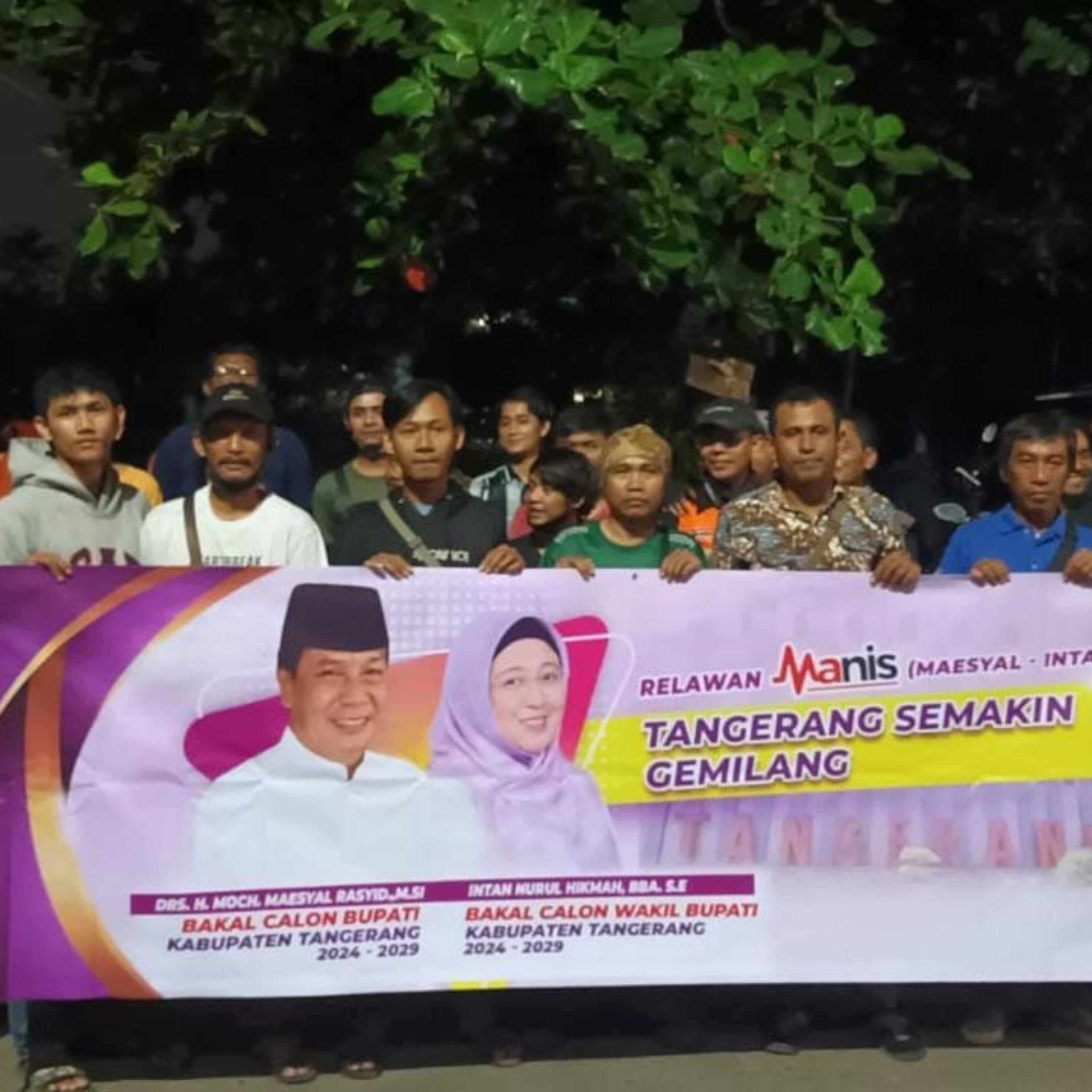 Relawan Manis Terus Deklarasi kan Maesyal-Intan