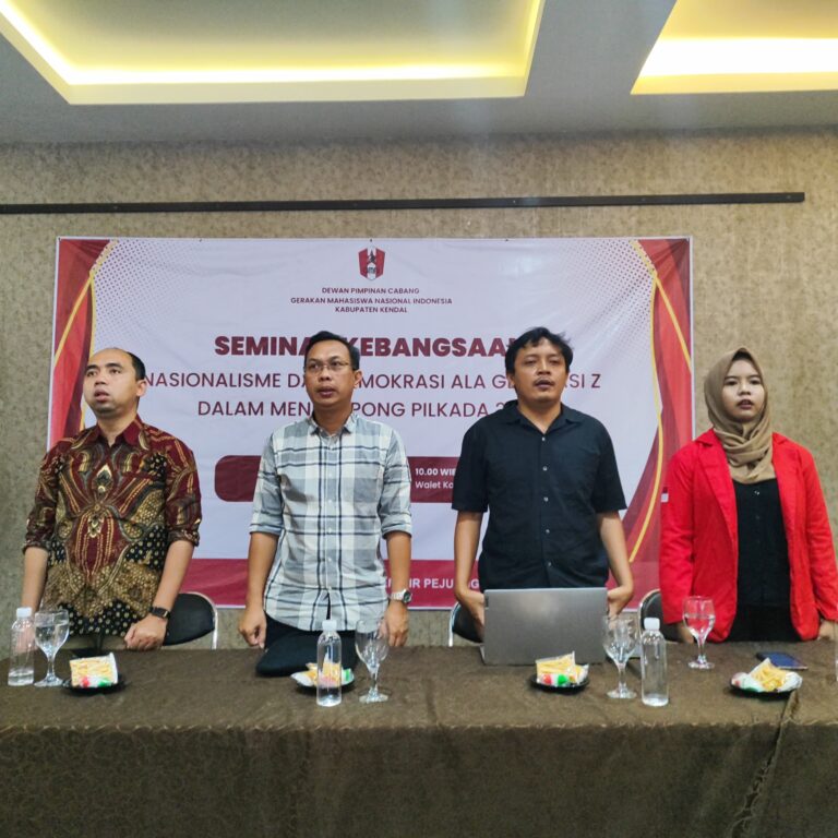 GMNI Kendal Libatkan Akademisi, KPU Kendal dan KPID Jawa Tengah jadi Narasumber Seminar Kebangsaan