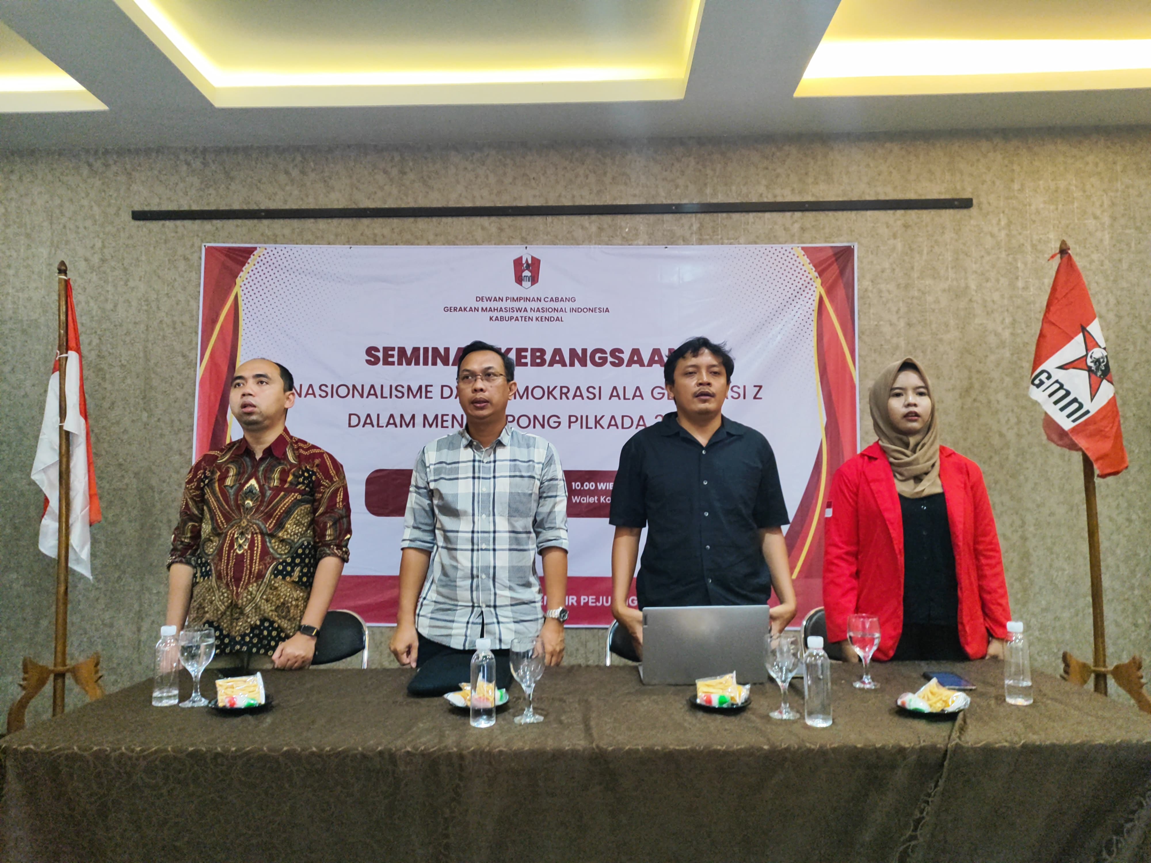 GMNI Kendal Libatkan Akademisi, KPU Kendal dan KPID Jawa Tengah jadi Narasumber Seminar Kebangsaan I Harian Terbit