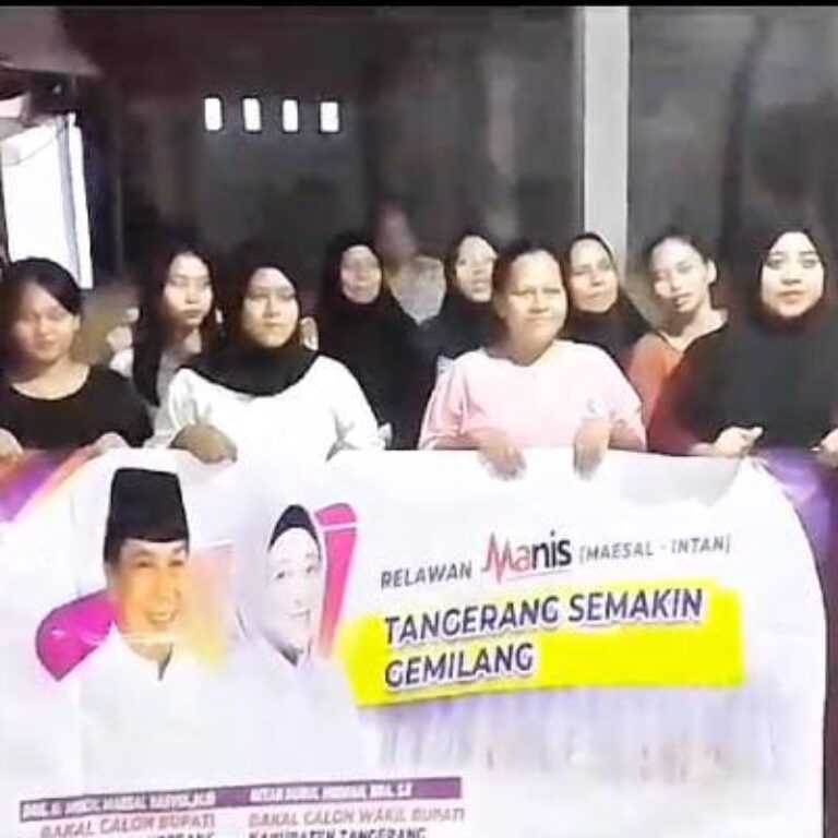 Warga Sindang Jaya Siap Menangkan Maesyal – Intan Sekali Putaran