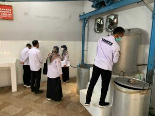 Lapas Cirebon Perpanjang Sertifikat Laik Higiene Dapur Oleh Dinkes Kota Cirebon
