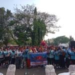 Emak-Emak Rjbbp Ikuti Senam Gemoy Sambil Bagikan Stiker Andra - Dimyati