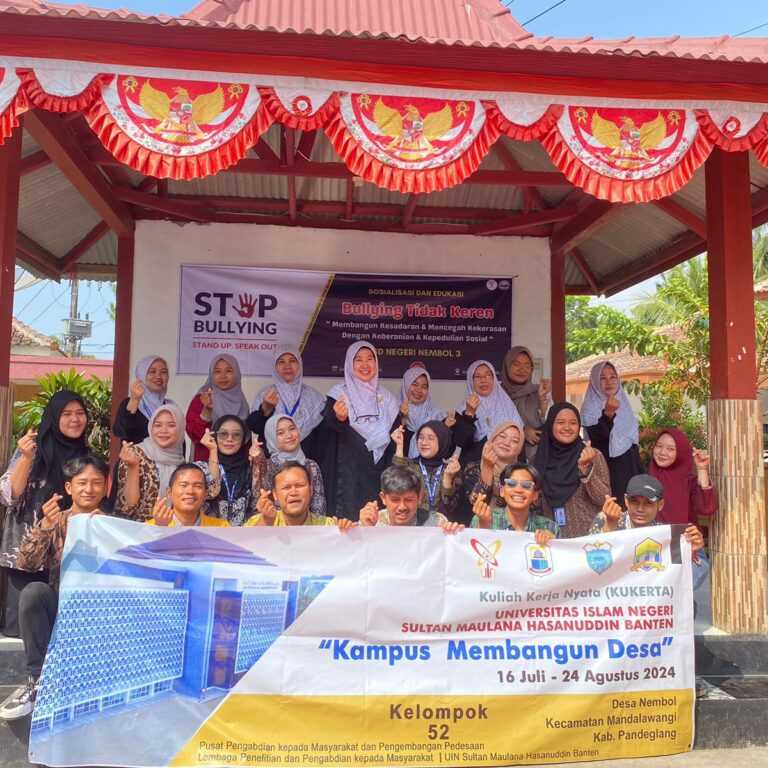 KKN 52 UIN SMH Banten Gelar Edukasi Stop Bullying di SDN Nembol 3 dan Puncak Kegiatan dengan Kreasi Seni dan Perlombaan