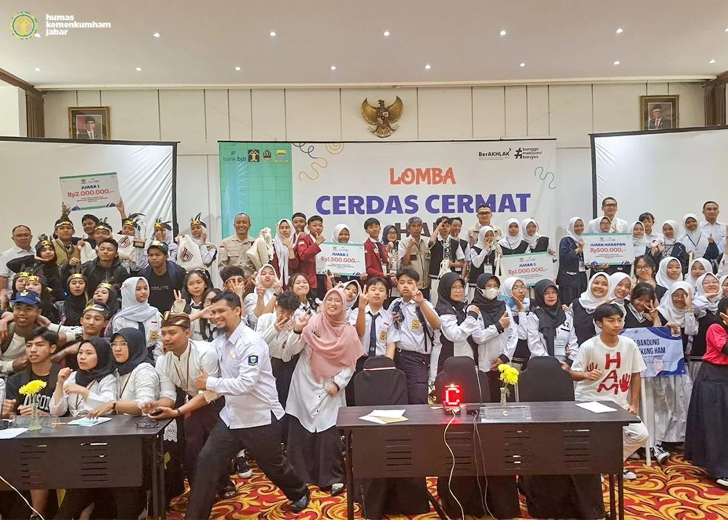 nwil Kemenkumham Jabar Kolaborasi Lomba Cerdas Cermat (LCC HAM) Se-Kota Bandung