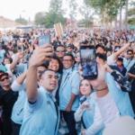 Puluhan Ribu Hadiri Senam Gemoy Andra Soni Janjikan Sekolah Gratis Dan Lapangan Pekerjaan