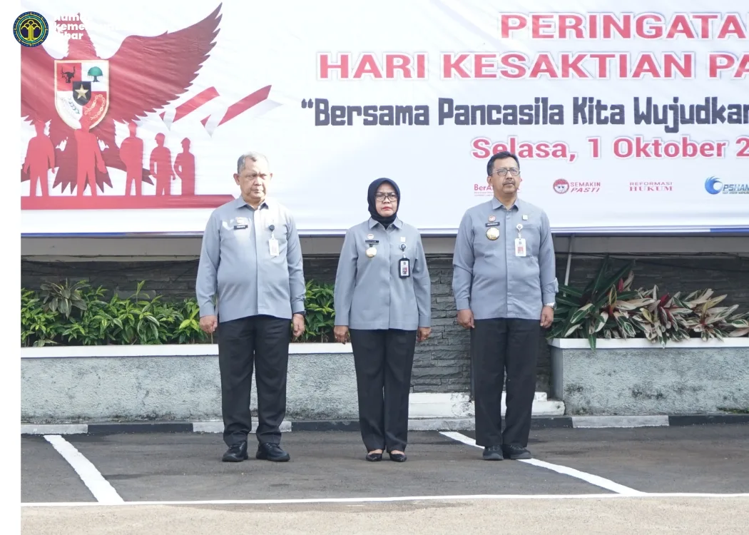 Kemenkumham Jabar Peringati Hari kesaktian Pancasila Momentum menuju Indonesia Emas 2045