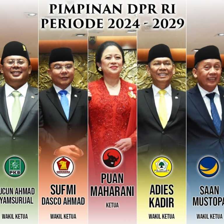 Pimpinan DPR RI Resmi Dilantik, Puan Maharani Kembali Jabat Ketua