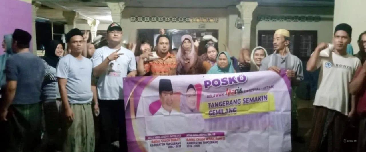 Relawan Manis Desa Kemuning Dirikan Posko di Pemukiman Warga I Harian Terbit