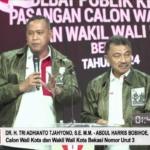 Tri – Haris Masih Ungguli Dua Paslon Lain Di Pilkada Kota Bekasi