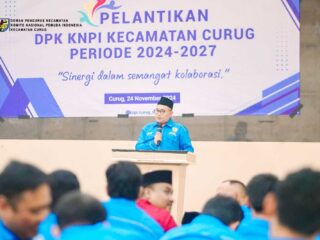 Dpk Knpi Curug Resmi Dilantik, Ahmadi Resmi Pimpin Organisasi Pemuda Hingga 2027